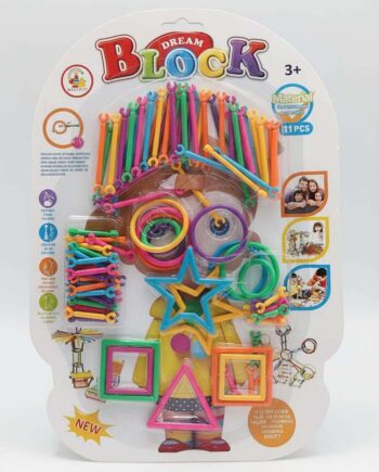 Dream Block Creative Building Set – 111 PCS 3D Geometric Construction Toy