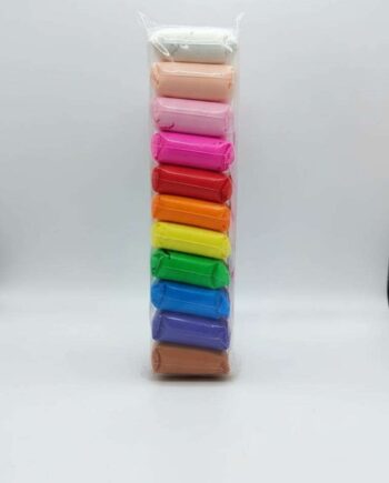12-Color Super Light Air-Dry Clay Set – Ultra-Soft Modeling Dough