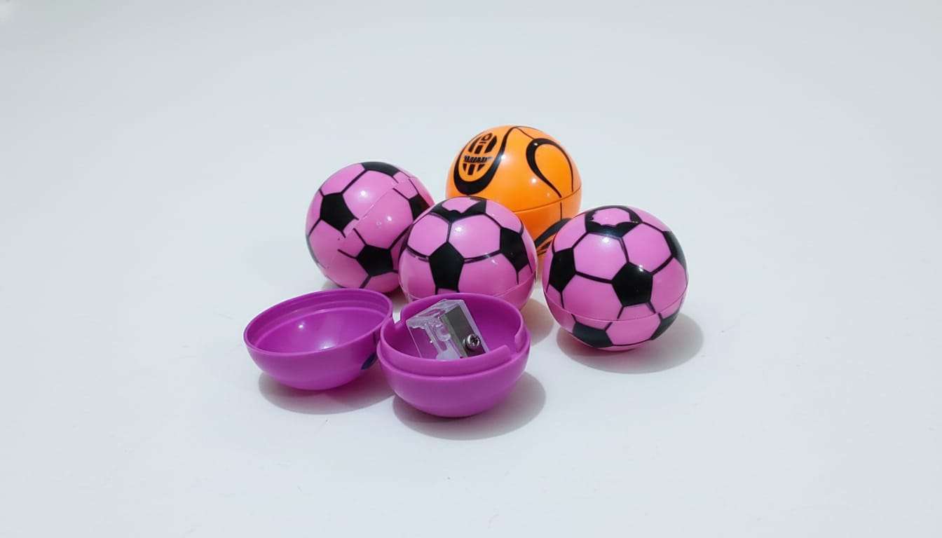Cute Novelty Pencil Sharpeners – Superhero Mask & Football Shaped Manual Sharpeners for Kids