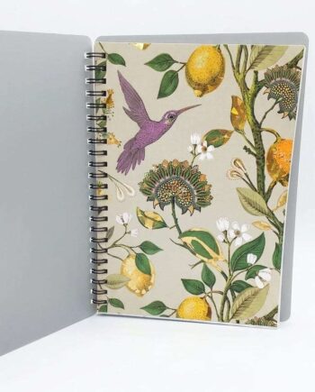 Modern Abstract A5 Spiral Notebook – Premium Hardcover Journal for Office, School & Creative Writing