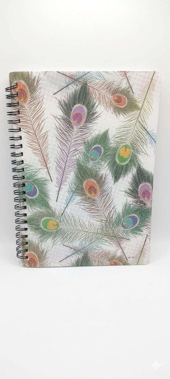 Elegant Floral A5 Spiral Notebook – Premium Botanical Hardcover Journal for Sketching, Journaling & Gift-Gifting