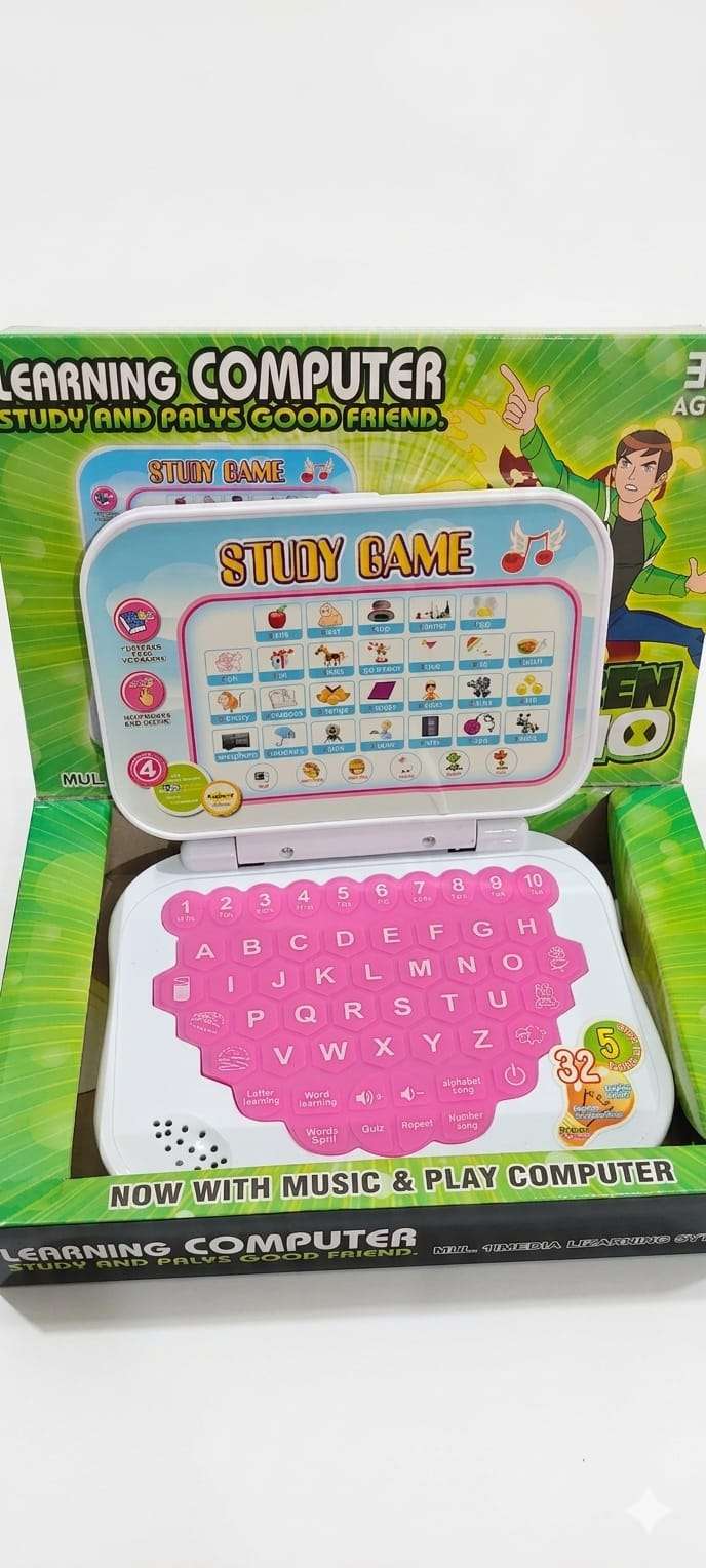 Kids’ Educational Learning Computer – Interactive ABC, Numbers & Music Toy