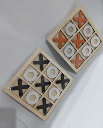 wooden tick cross game