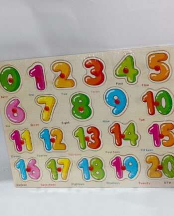 wooden numbers set