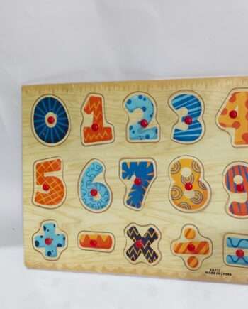 wooden numbers puzzle