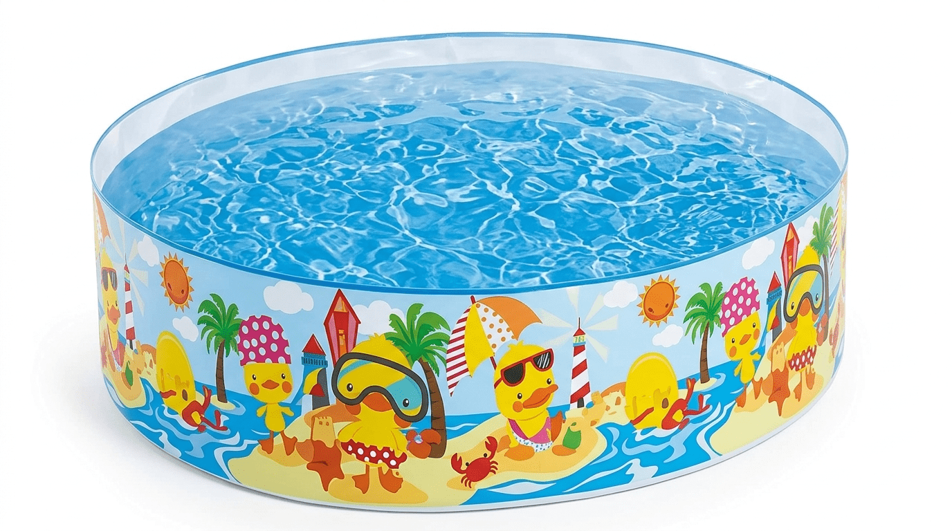 4ft Duckling Beach Bash Snap Set Pool (48in x 10in)