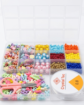 DIY Jewelry Making Beads Kit with Storage Organizer Box