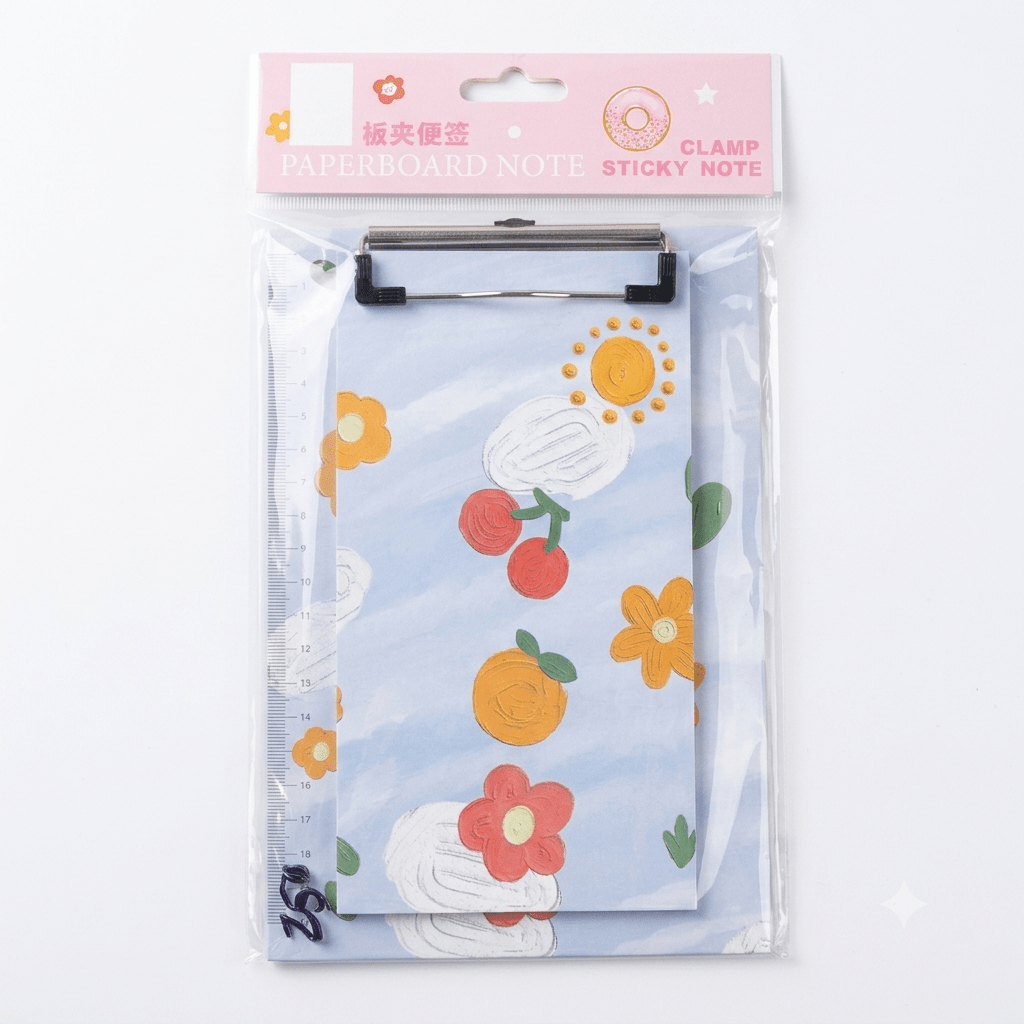 Cute Donut Print Tear-Away Notepad / Lined Memo Pad