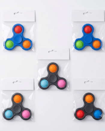 2-in-1 Fidget Spinner Pop-It Toy