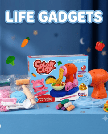 Color Clay DIY Noodle Maker Playset (6 Colors
