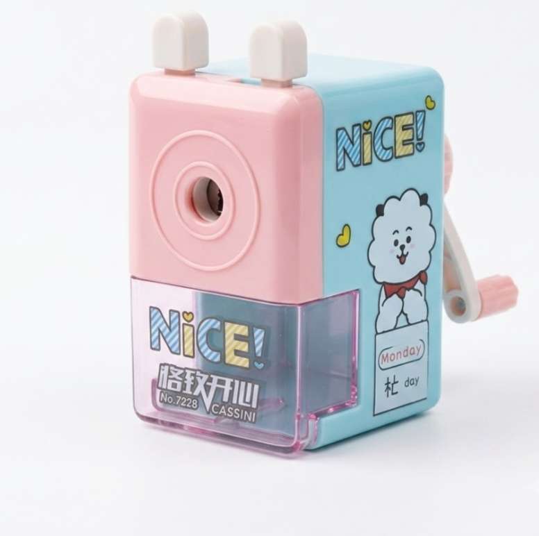 Cute Kawaii Character Rotary Manual Pencil Sharpener