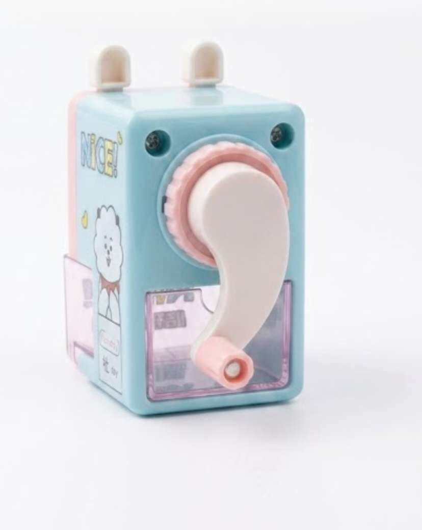 Cute Kawaii Character Rotary Manual Pencil Sharpener
