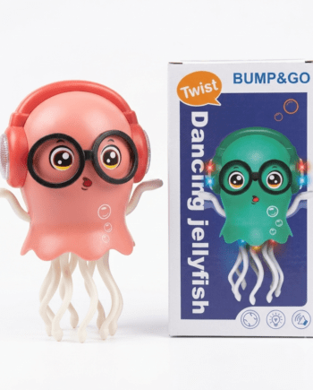 Twist & Spin Dancing Jellyfish "Bump & Go" Interactive Toy