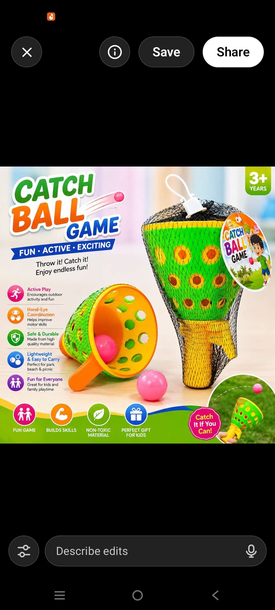 2 Player Catch Ball Game