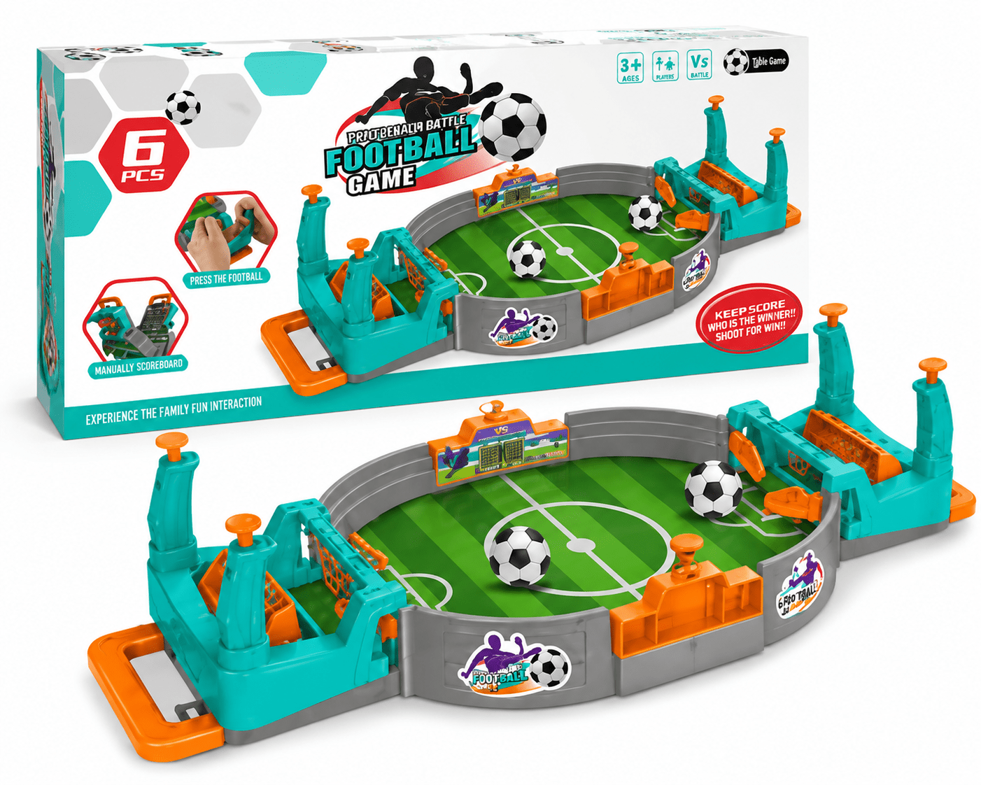 Football Table Game (2 Player) – Indoor Fun for Kids